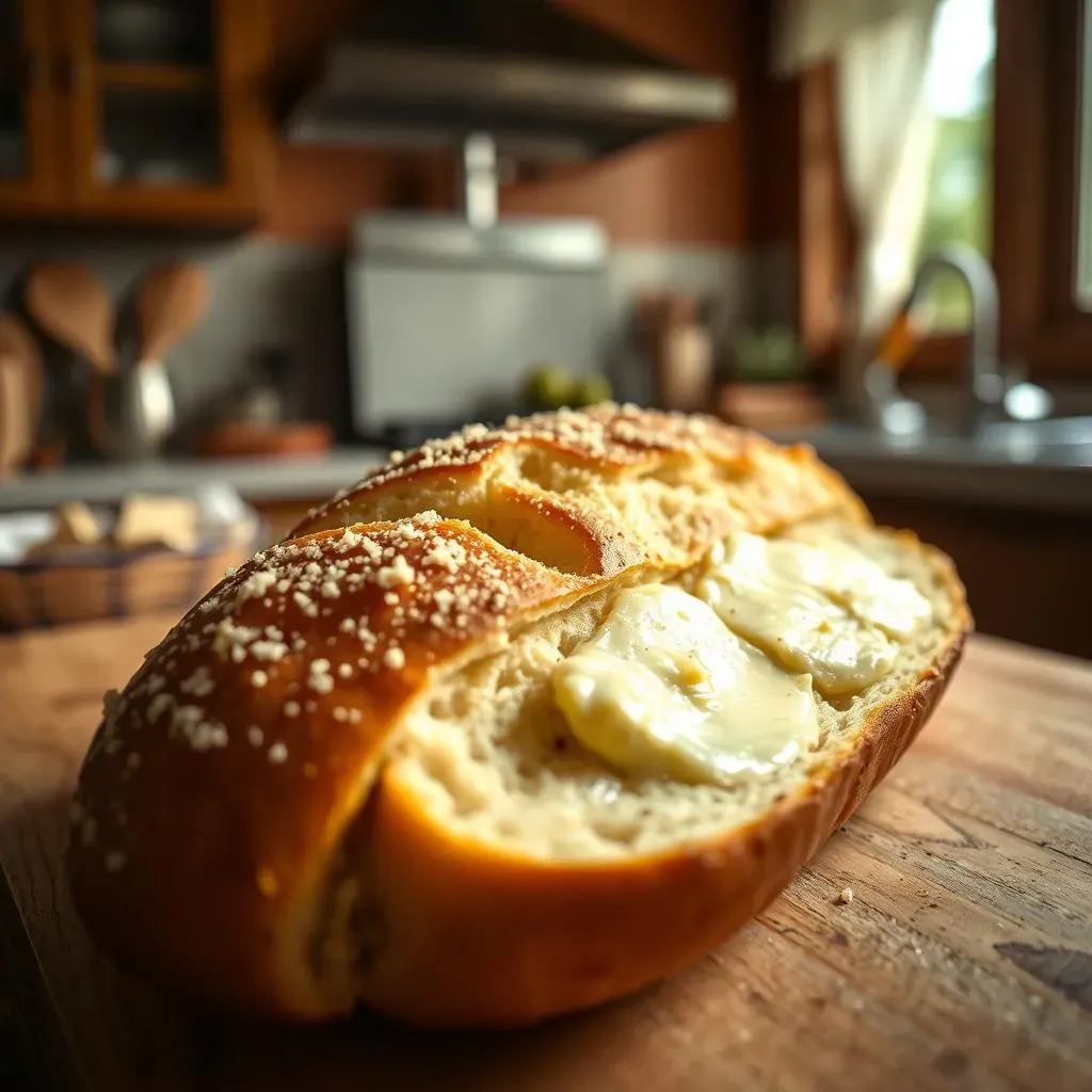Baking Your Homemade Garlic French Bread