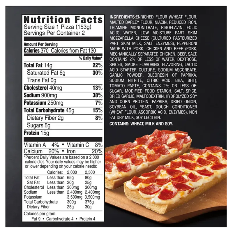 Beyond the Red Baron French Bread Pizza Ingredients List: What Else to Know