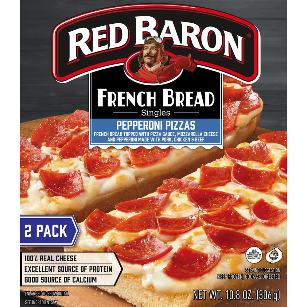 Breaking Down Red Baron Frozen French Bread Pizza Nutrition