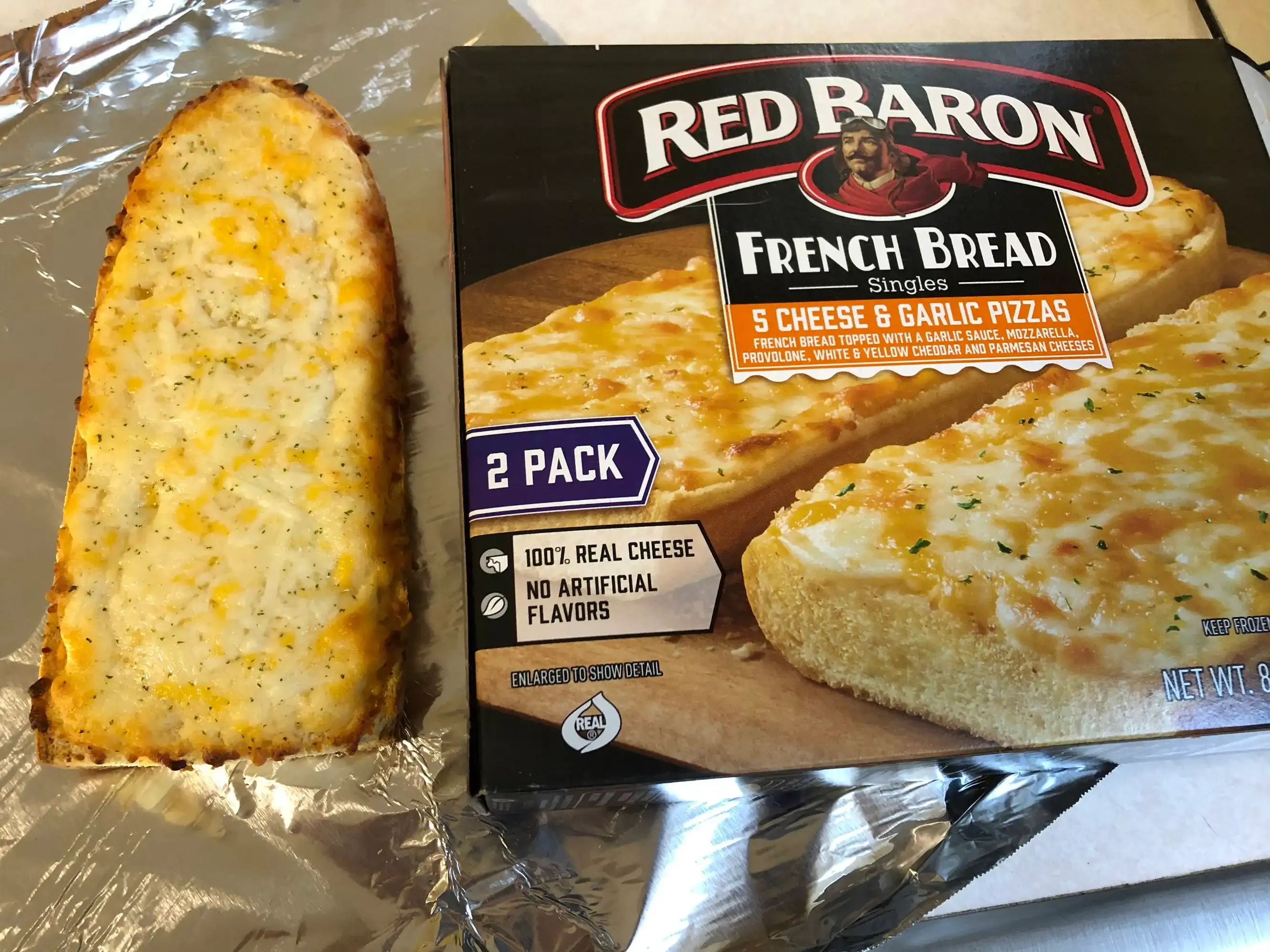 Breaking Down the Red Baron Cheese French Bread Pizza