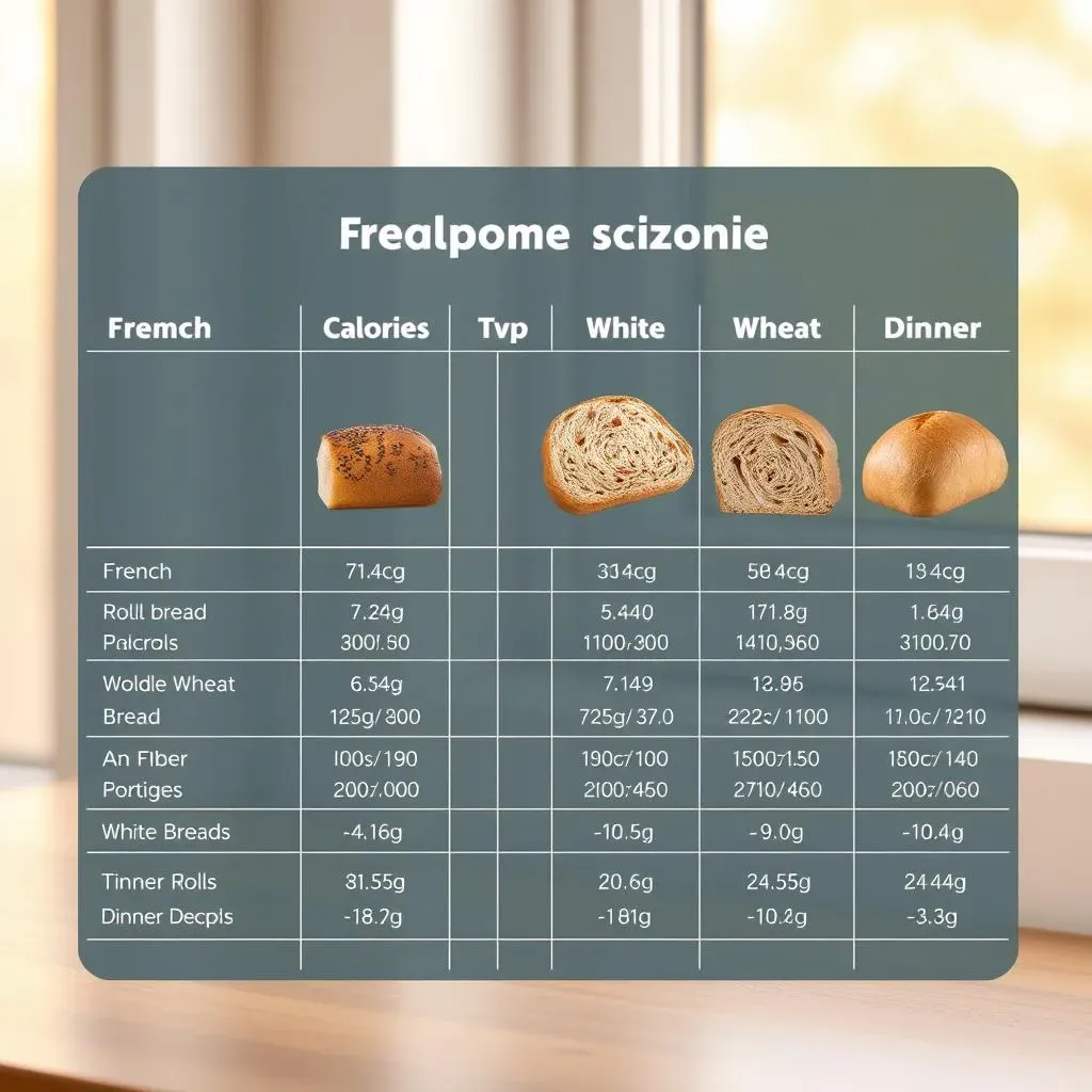 Comparing French Bread Roll Nutrition to Other Breads