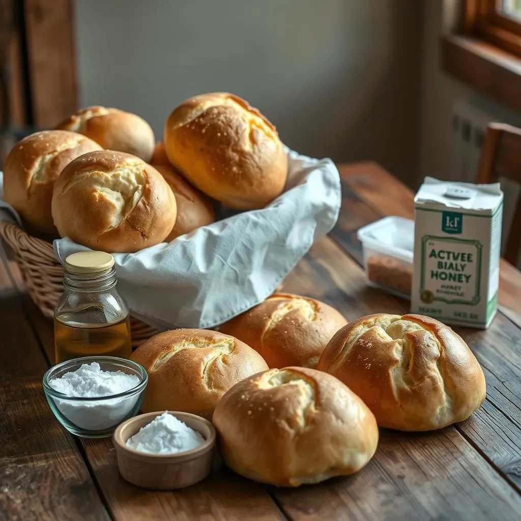 Crusty Bread Rolls Recipe Ingredients