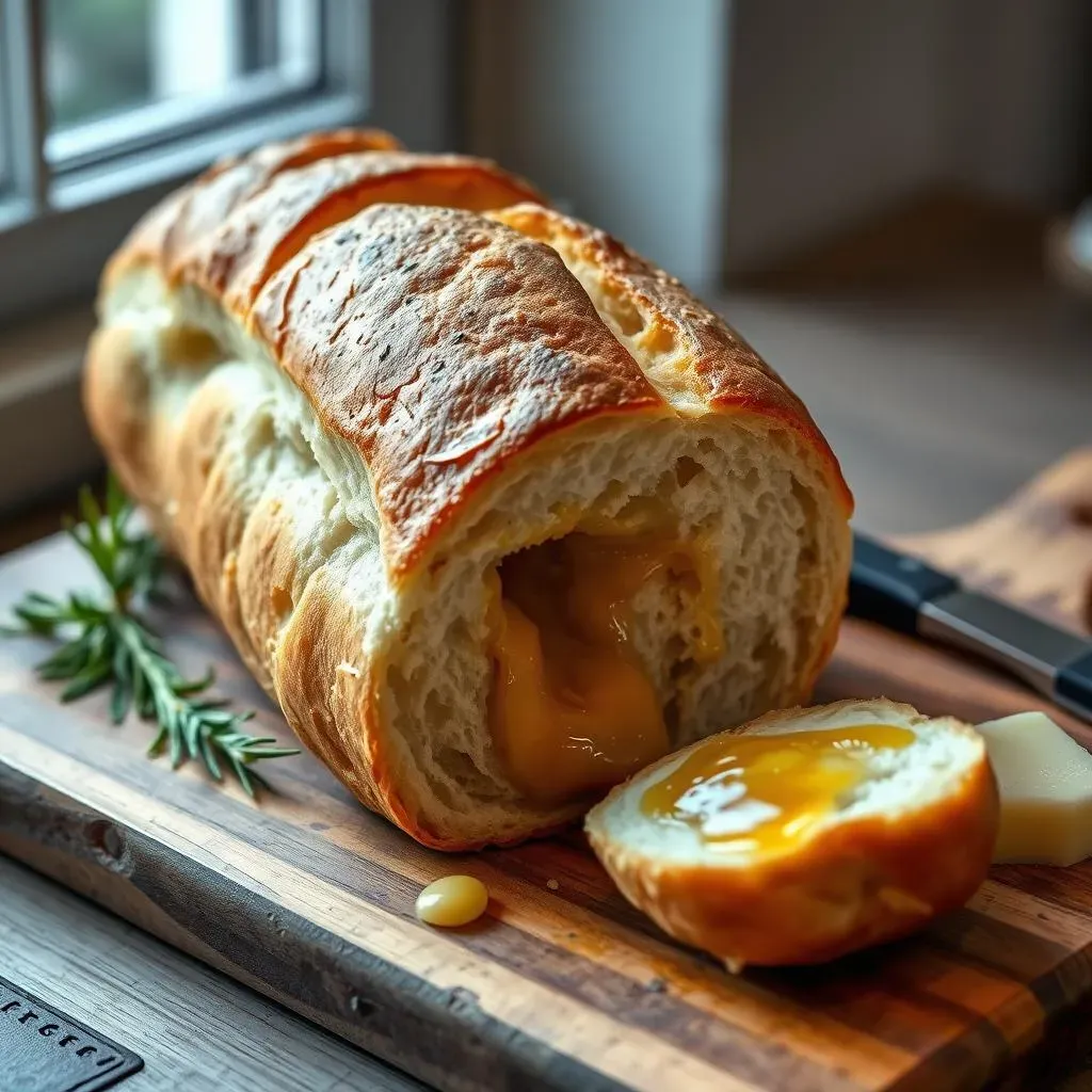 Amazing French Bread with Garlic Spread in Oven Recipe