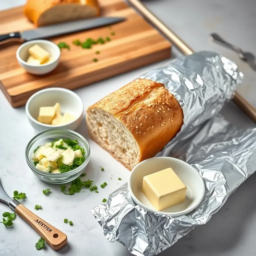 Garlic French Bread in Foil: Ingredients & Utensils