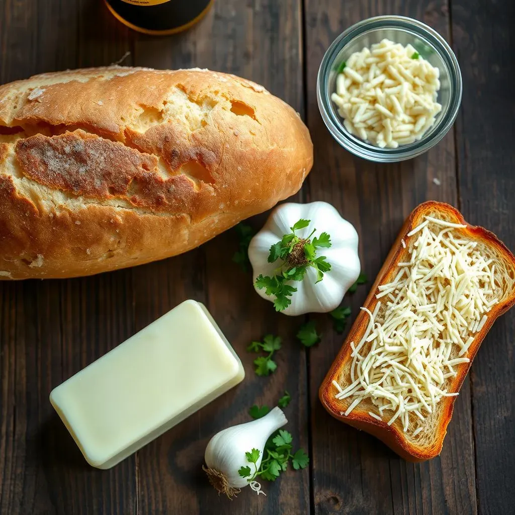 Gather Your Ingredients for French Bread Garlic Toast