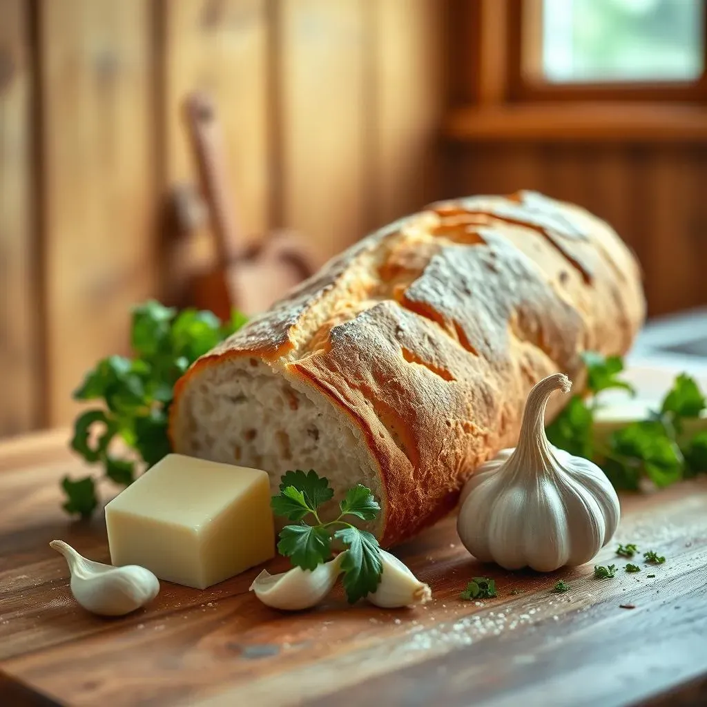 Gathering Your Ingredients to Make Garlic Bread from French Bread