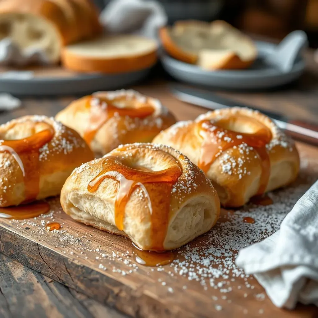 Making Delicious French Bread Roll Ups at Home