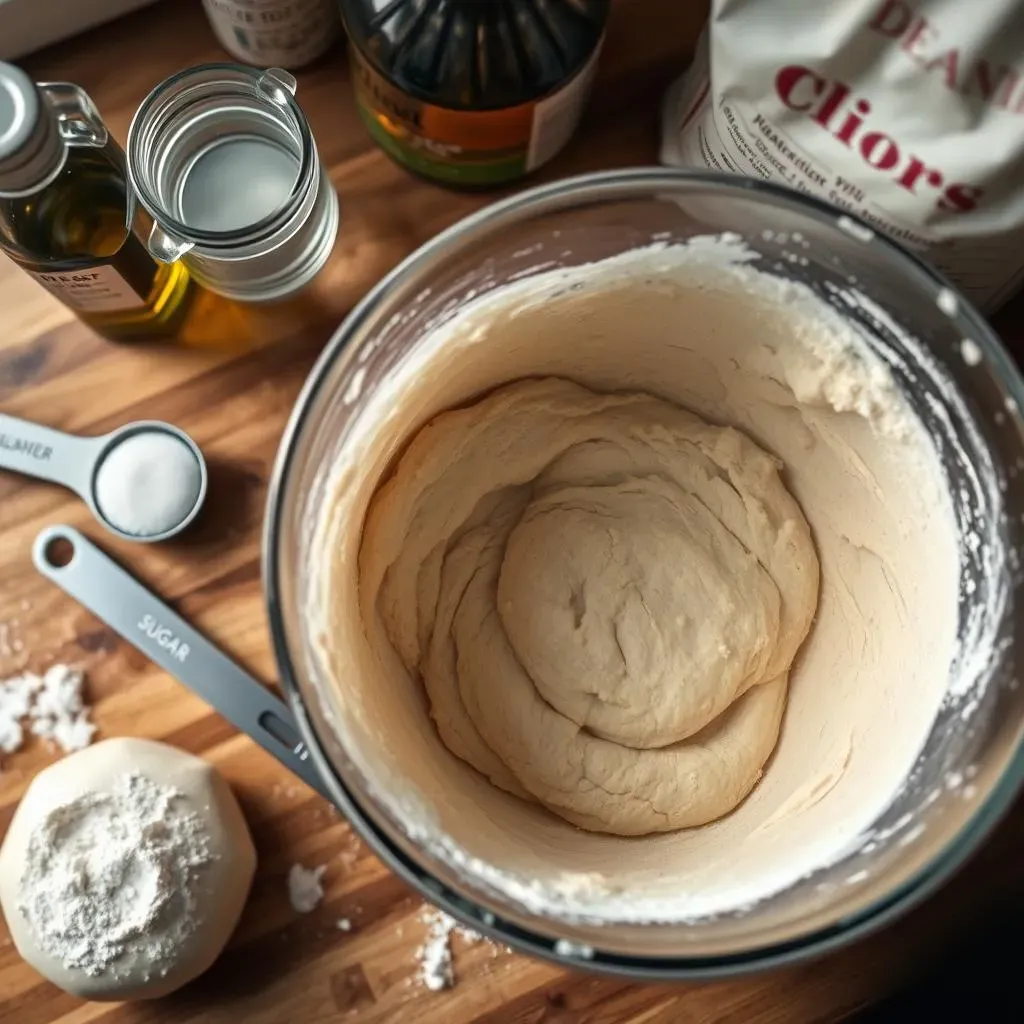 Making the Dough for French Bread Rolls