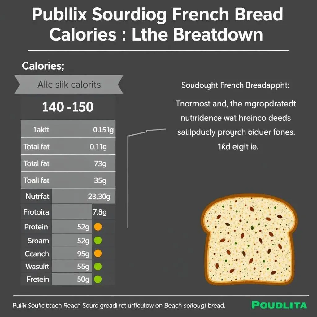 Publix Sourdough French Bread Calories: The Breakdown