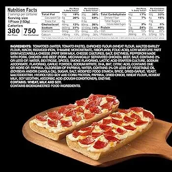 Red Baron French Bread Pepperoni Pizza vs. The Competition