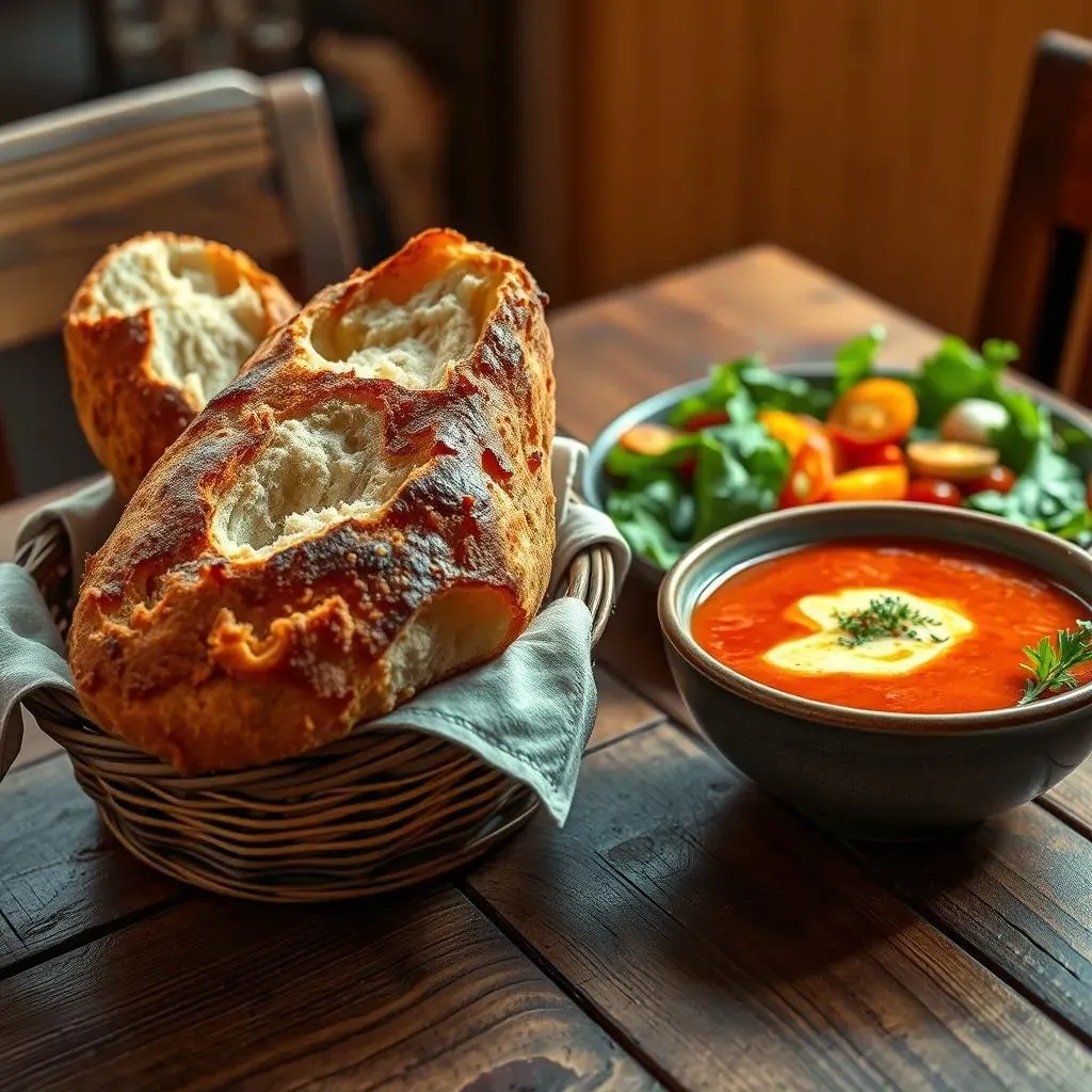 Serving and Enjoying Your French Bread with Garlic