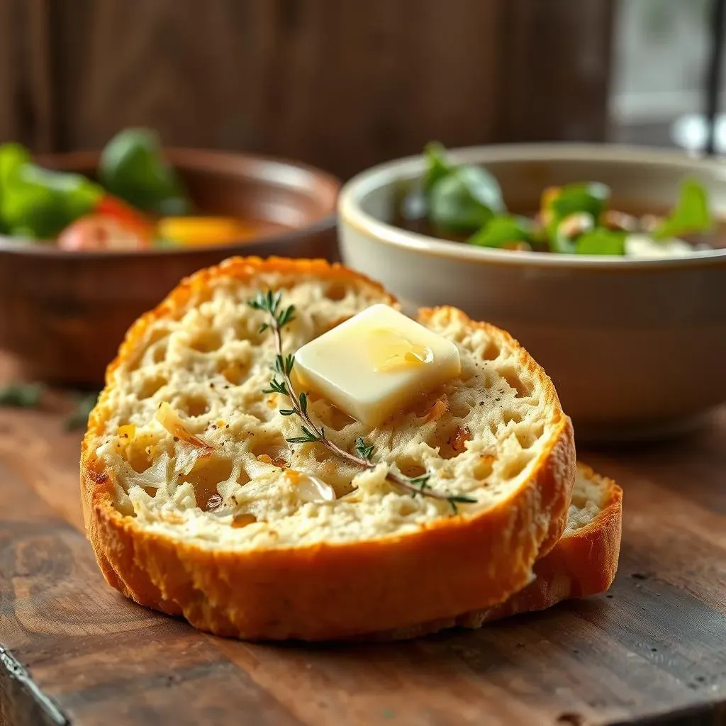 Serving and Enjoying Your French Onion Garlic Bread
