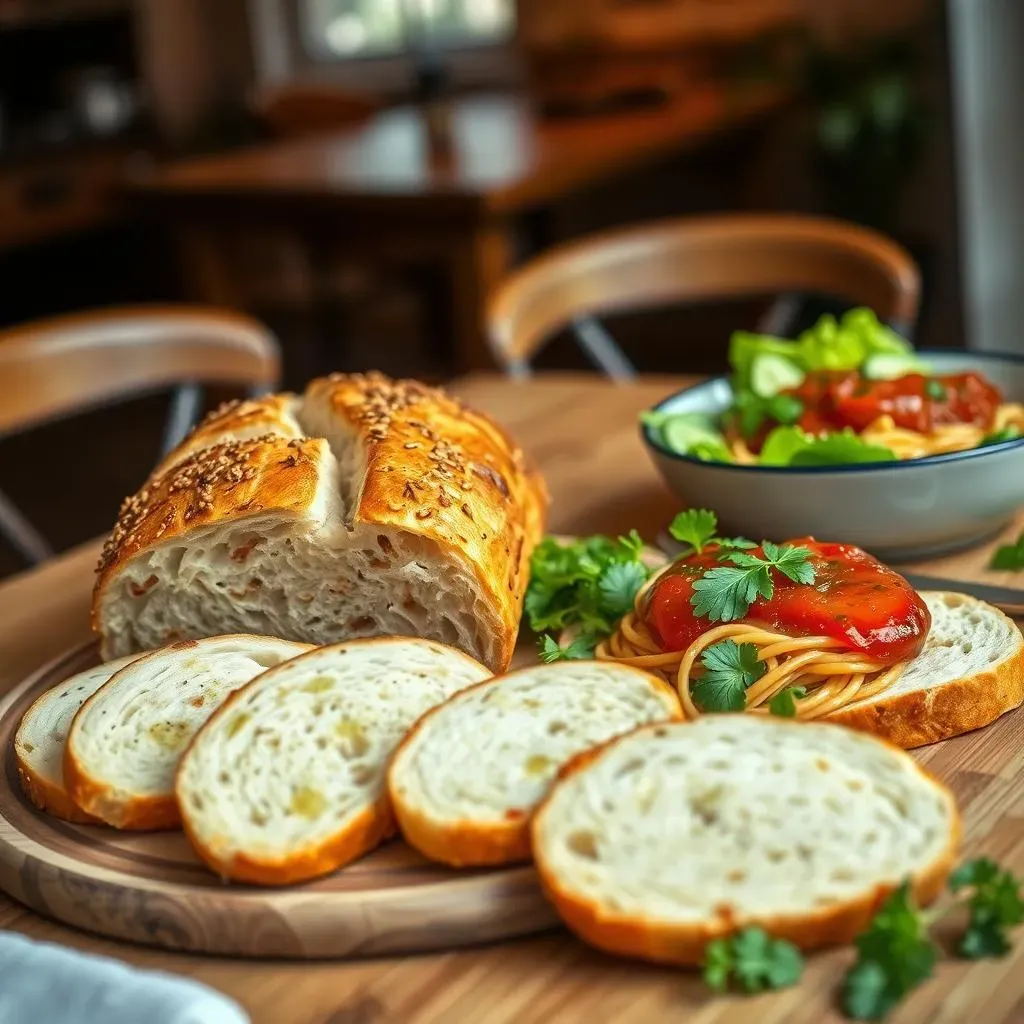 Serving and Enjoying Your Garlic Bread Creation