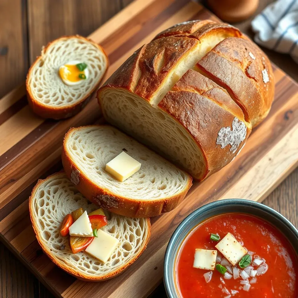 Serving and Storing Your French Onion Sourdough Bread
