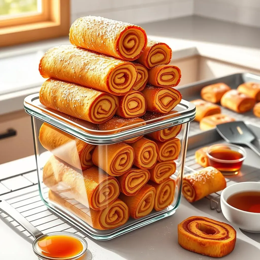 Storing and Reheating Your French Toast Roll Ups