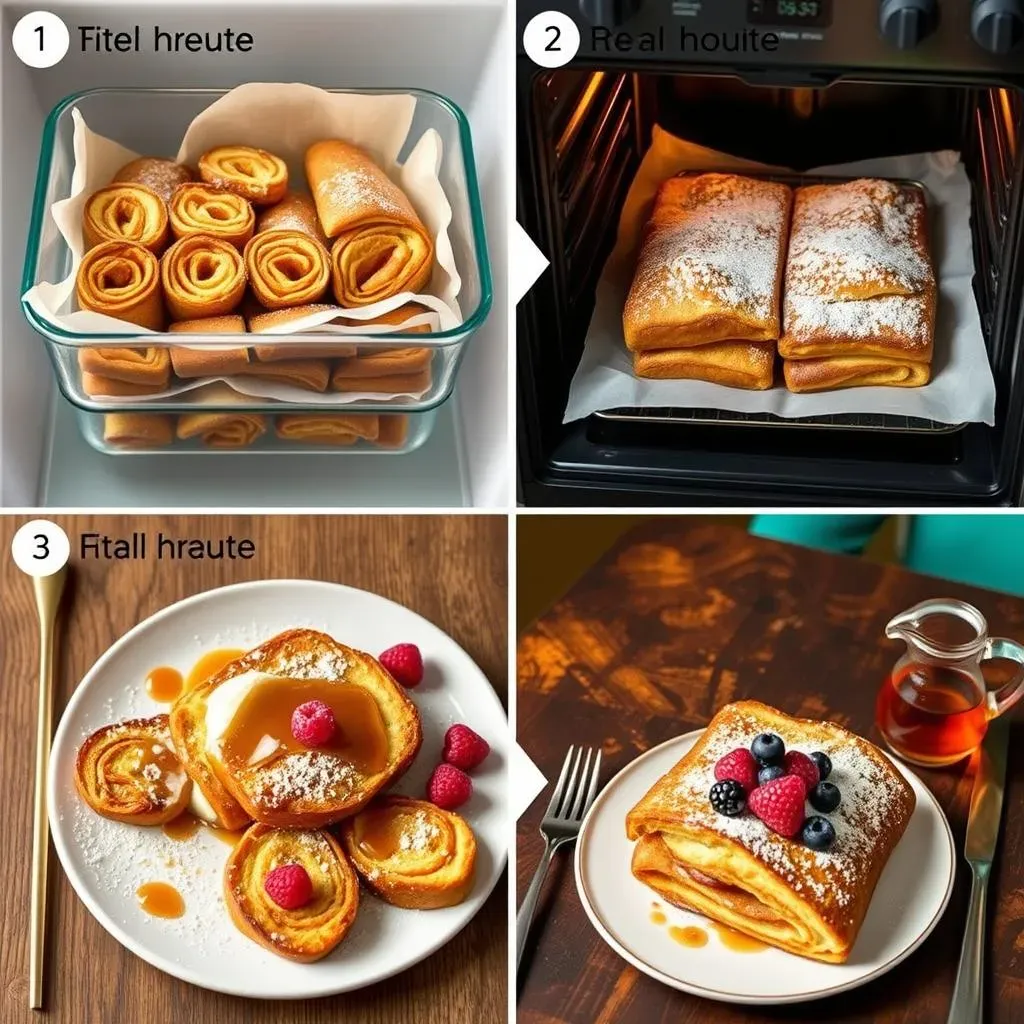 Storing, Reheating, and Serving Your Rolled French Toast