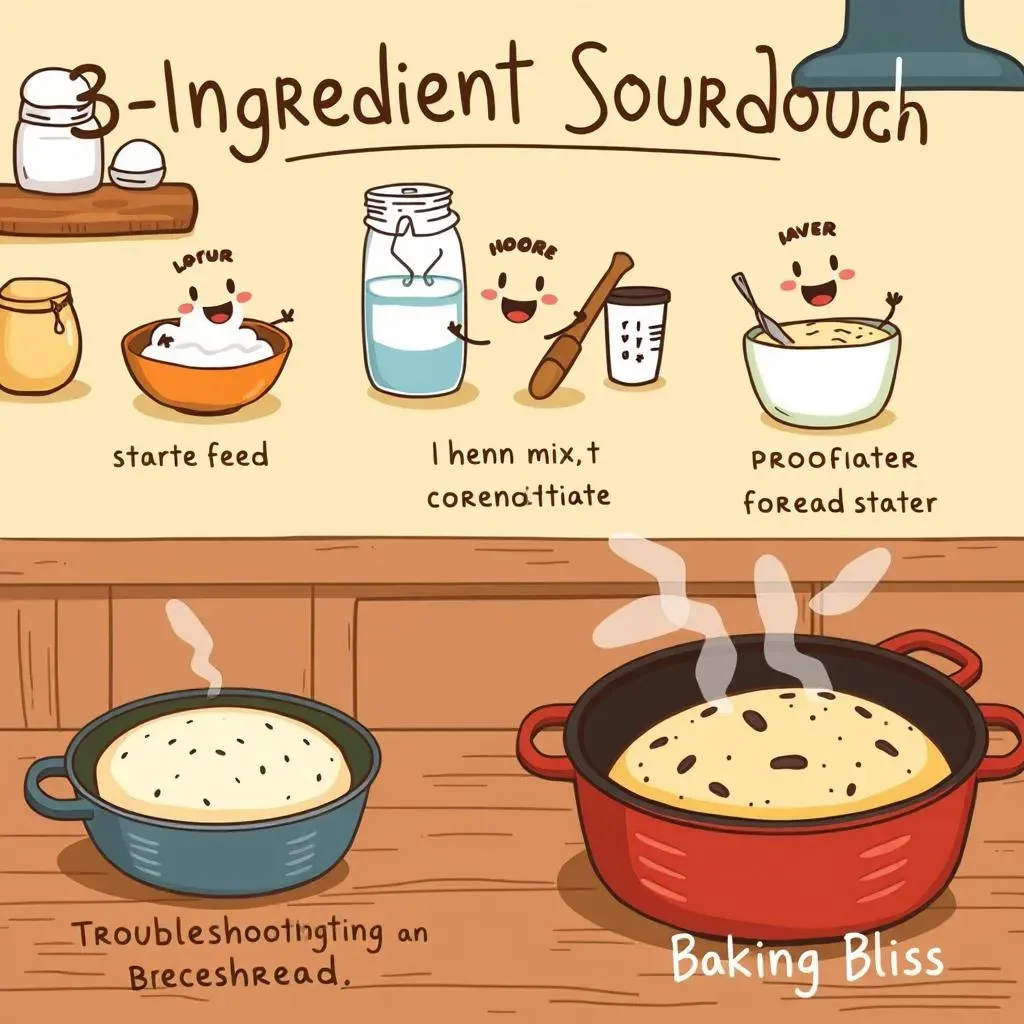 Tips and Troubleshooting for Your 3Ingredient Sourdough Bread Recipe