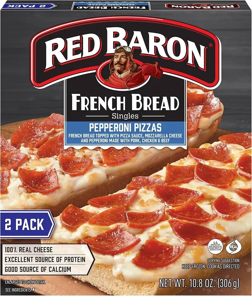 What Sizes Does Red Baron French Bread Pizza Actually Come In?