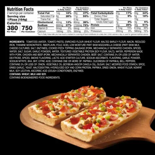 What's Inside? Ingredients in Your Red Baron Supreme French Bread Pizza